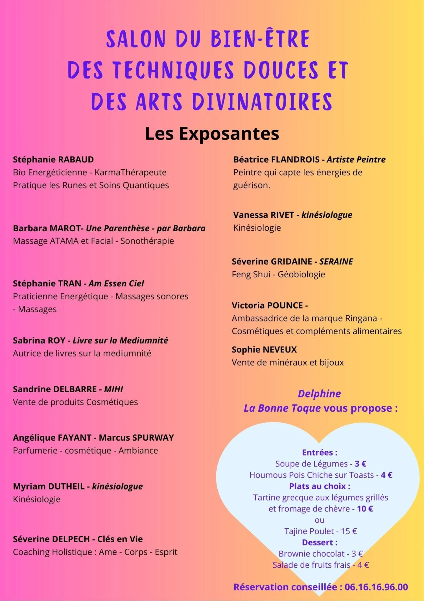 Presentation des exposants